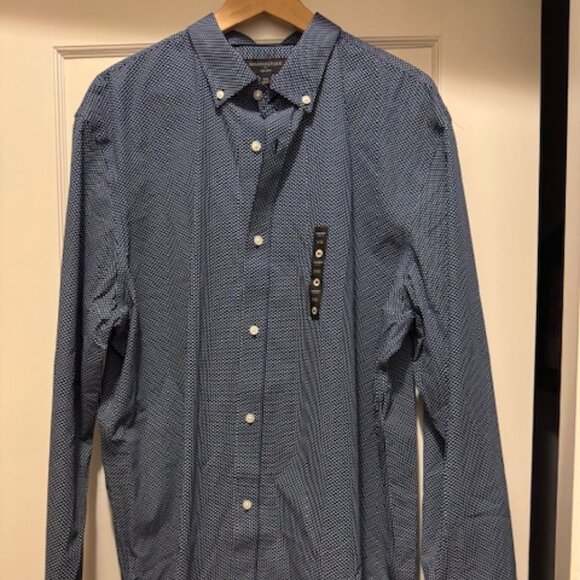 Banana Republic Mens XXL Slim Fit Non-Iron Button Down Long Sleeve Shirt - Picture 1 of 4
